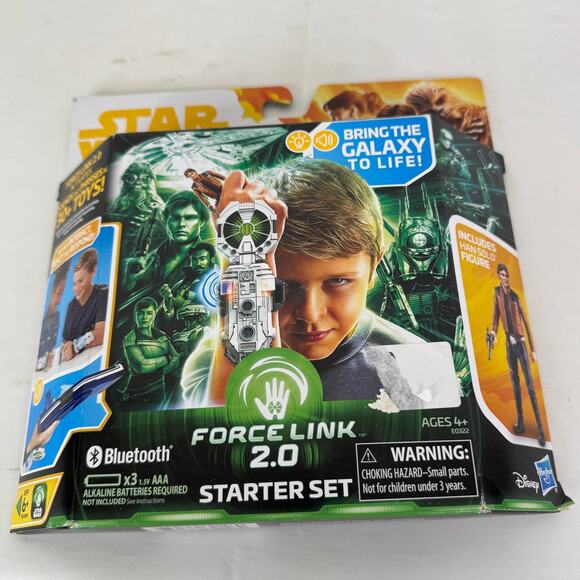 5 for $25| Disney Star Wars Force Link 2.0 Starter Set with 3.75 Han Solo Figure - Picture 3 of 6